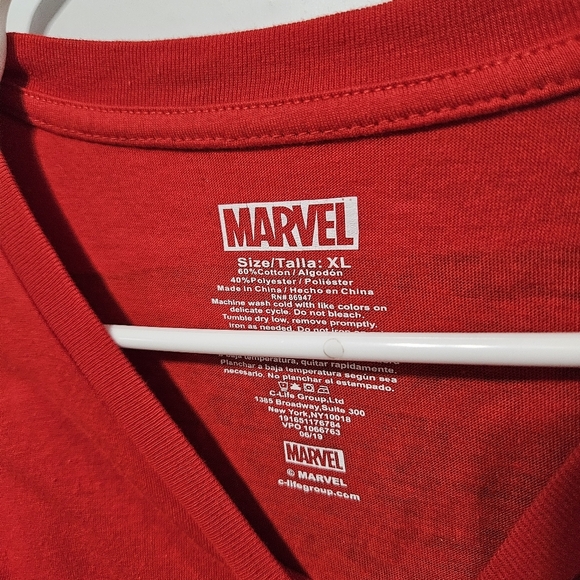 MARVEL Amazing SPIDERMAN Comic Book Graphic Red Shirt Long Sleeve MEN'S  Size XL - Picture 4 of 6